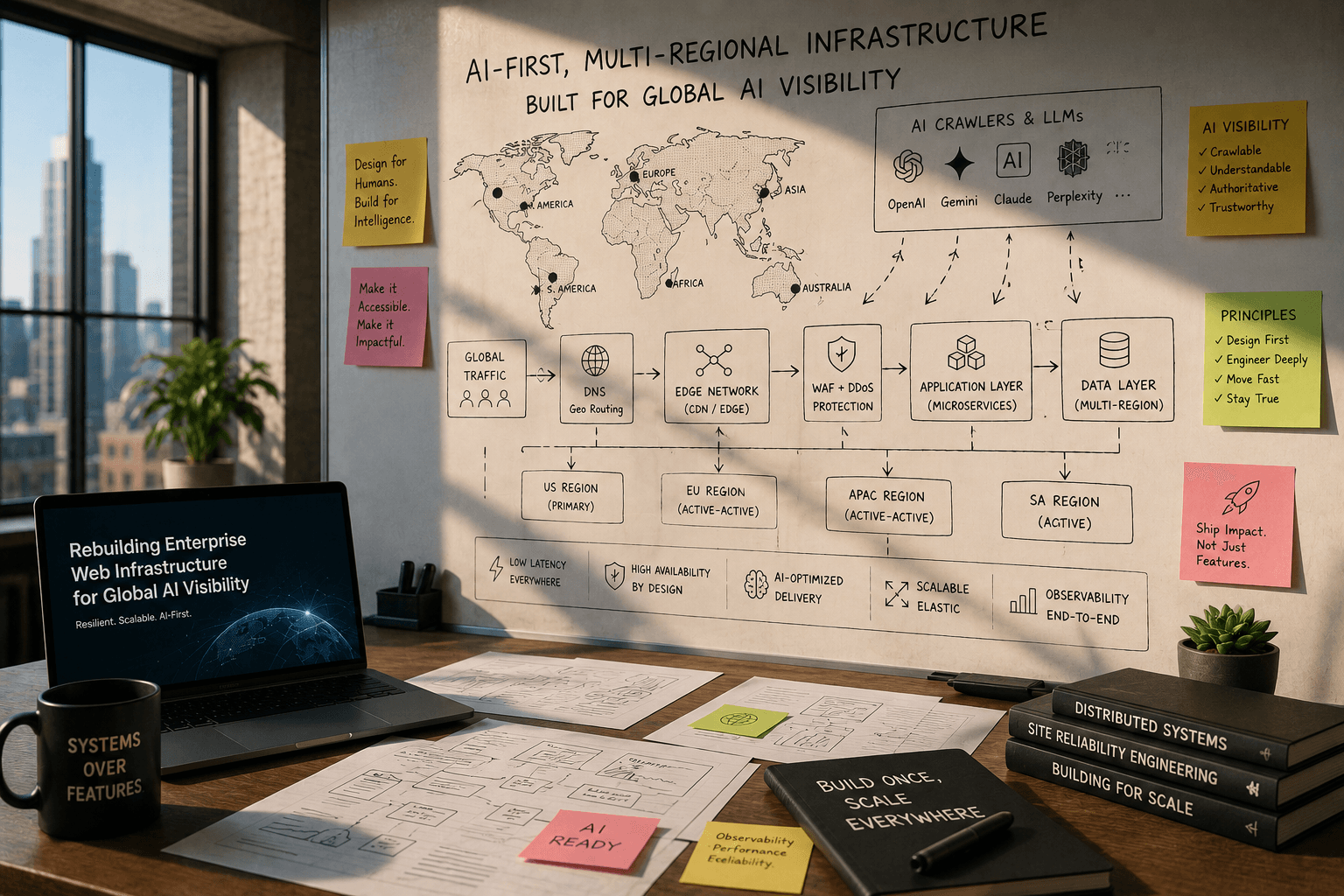 Architecting for AI-First, Multi-Regional Traffic: Rebuilding Enterprise Web Infrastructure for Global AI Visibility